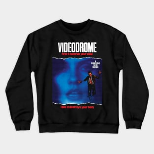 80s Videodrome Movie Crewneck Sweatshirt